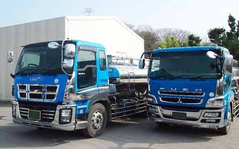 工業薬品の配送