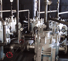 再生重油の設備