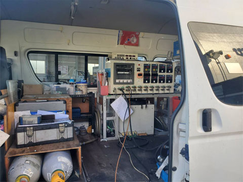 タンクの気密漏洩検査、定期点検